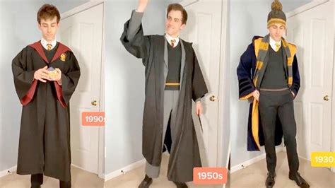 hogwarts uniforms through the years.